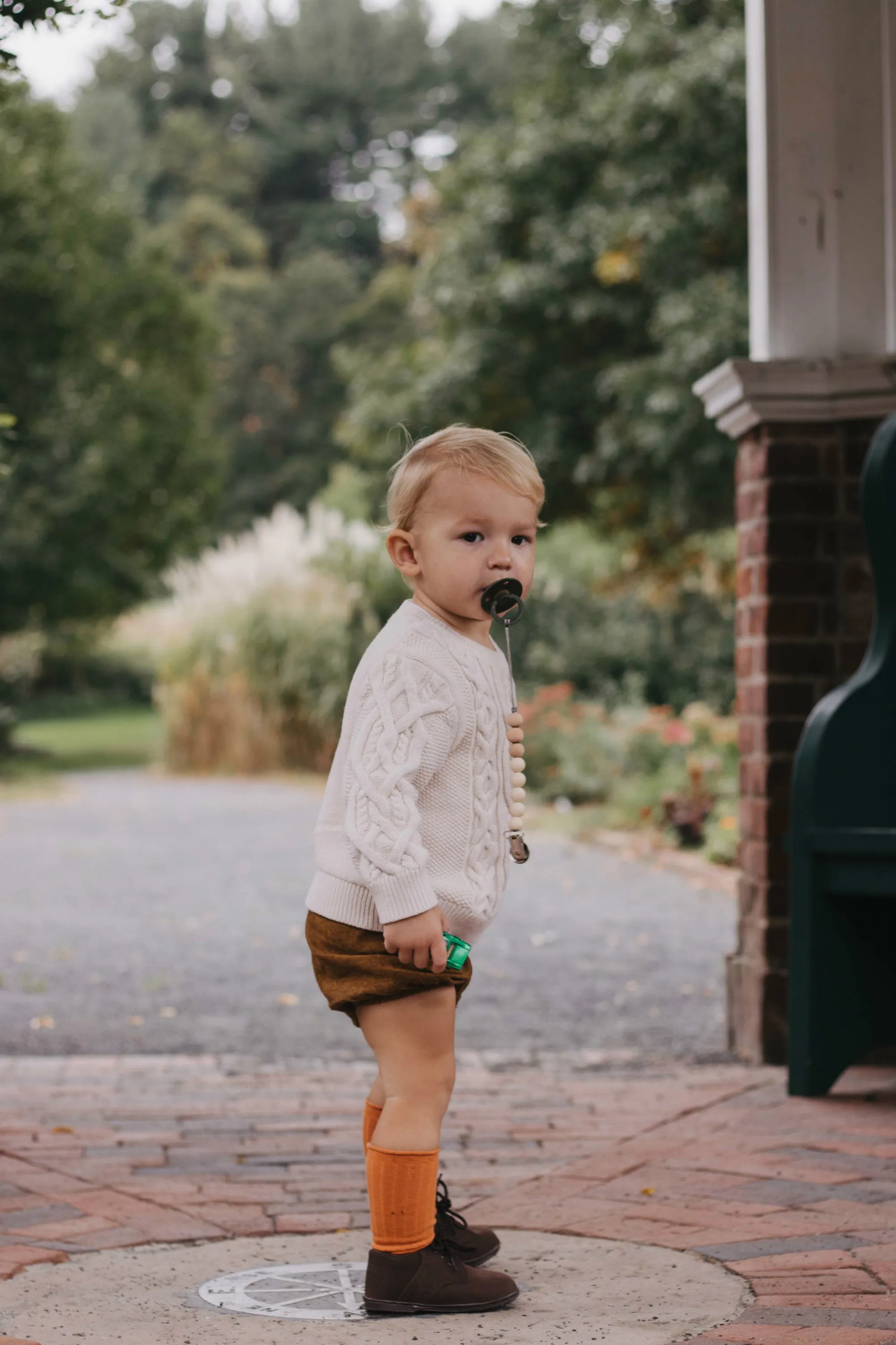 Angel Baby Boys Nubuck Brown Leather Dress Lace Up Oxfords