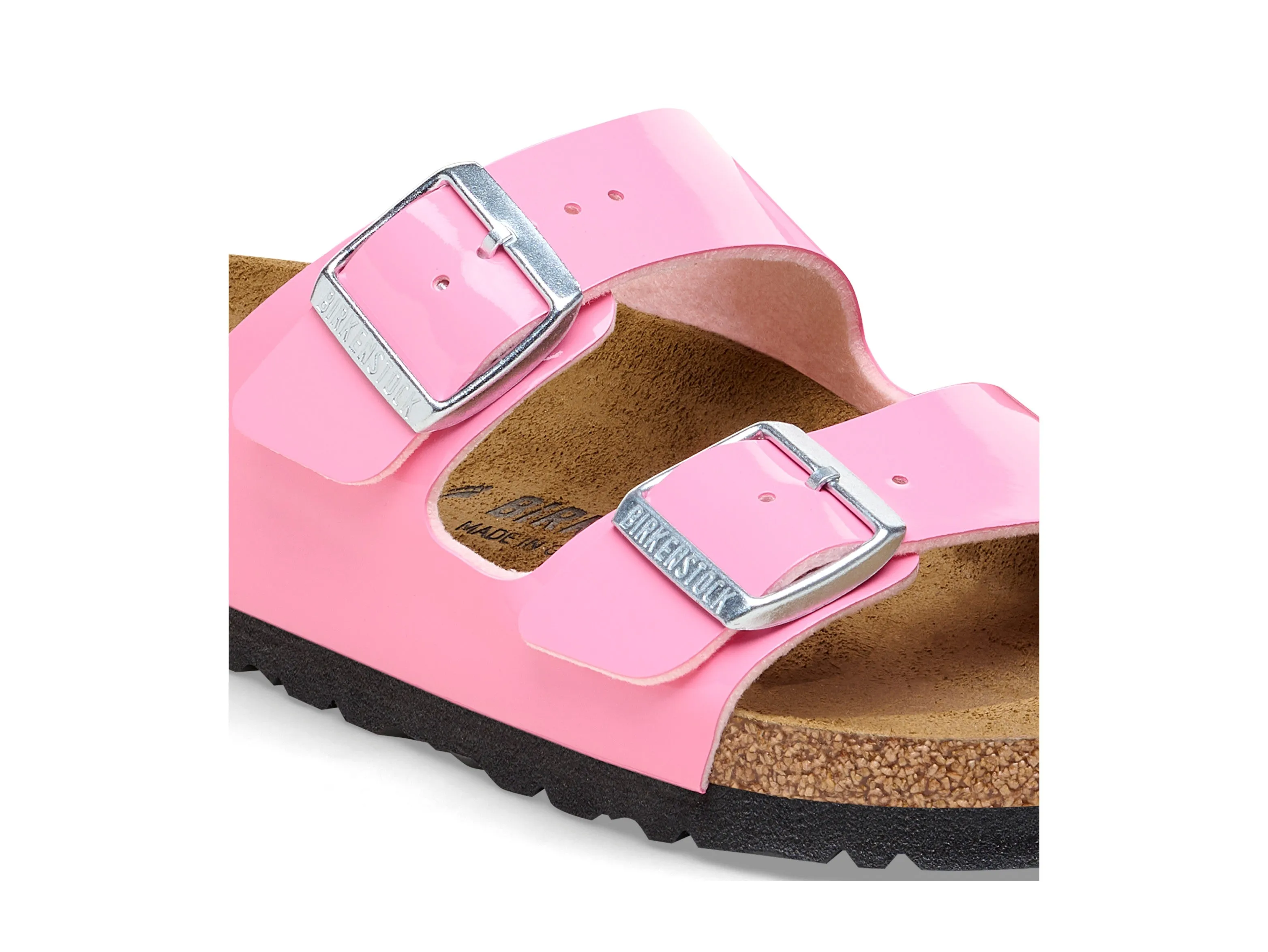 Birkenstock Arizona Ciabatte Donna 2 fibbie Birko-Flor Vernice