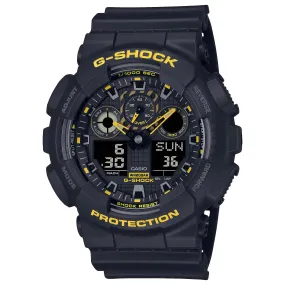 CASIO G-SHOCK GA100CY-1A Black & Caution Yellow Watch