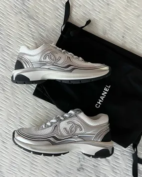 Chanel CC Logo Luxury Designer Sneakers