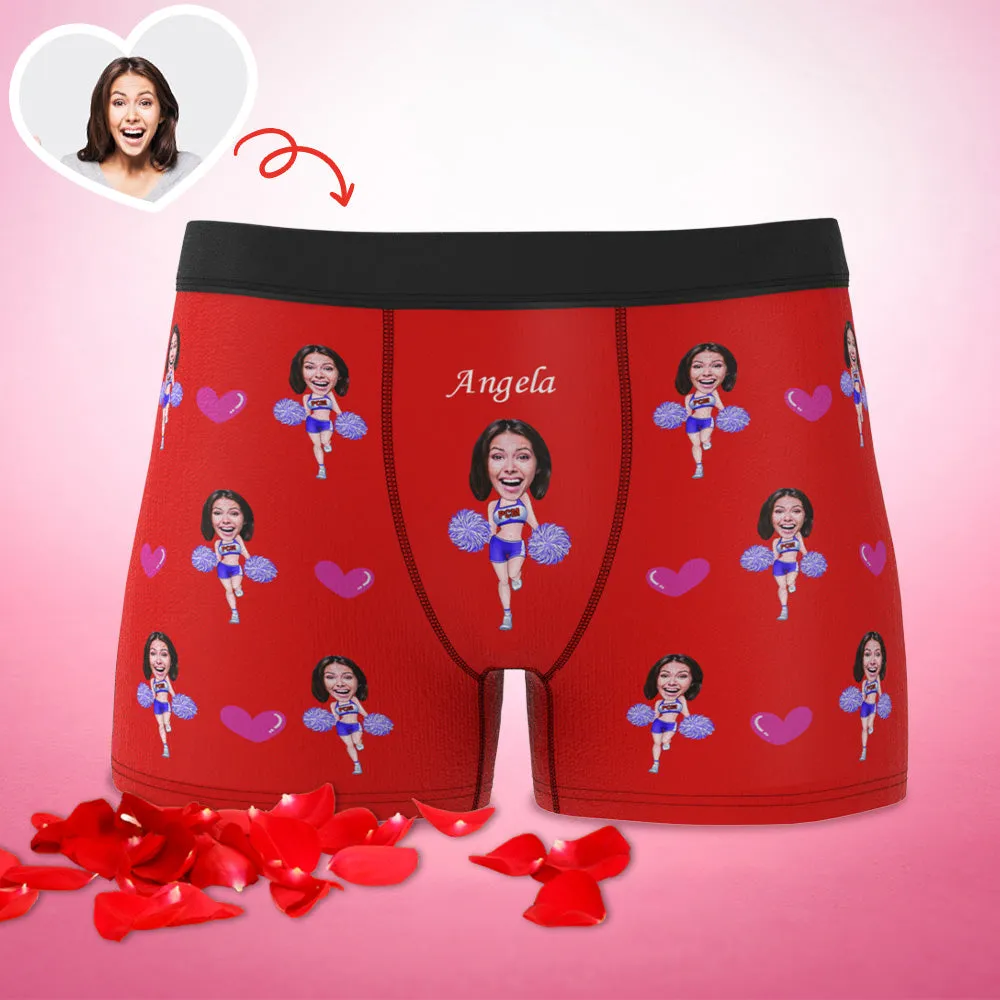 Custom Boxer Briefs Custom Boxer Customized Cheerleading Boxer Custom Face Boxer Personalised MiniMe Boxer