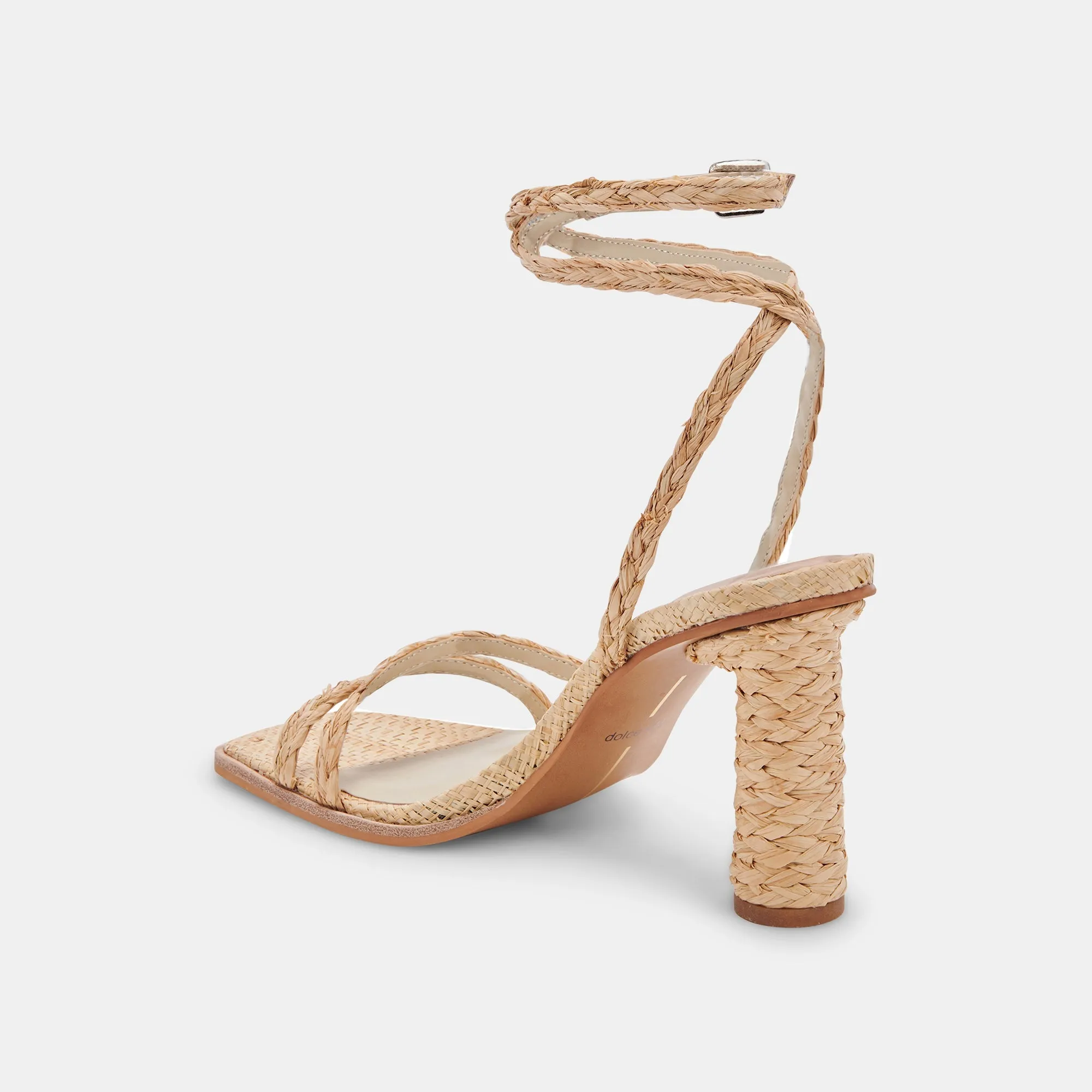 DEVIN HEELS LT NATURAL RAFFIA - re:vita