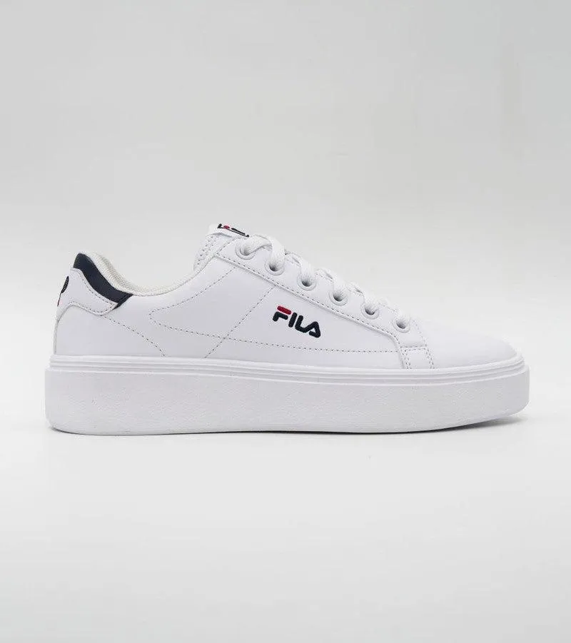 FILA Plumpy Ladies Sneaker - White / Red /Navy