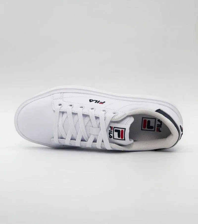 FILA Plumpy Ladies Sneaker - White / Red /Navy