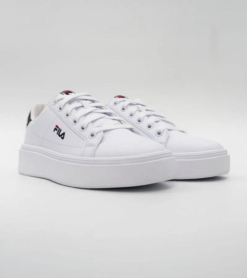 FILA Plumpy Ladies Sneaker - White / Red /Navy