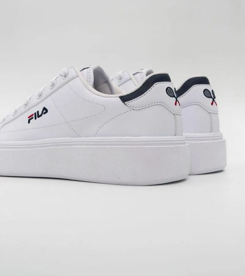 FILA Plumpy Ladies Sneaker - White / Red /Navy