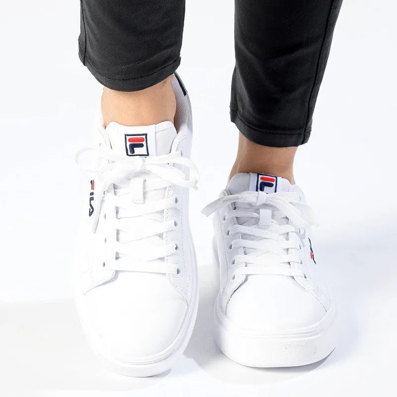 FILA Plumpy Ladies Sneaker - White / Red /Navy