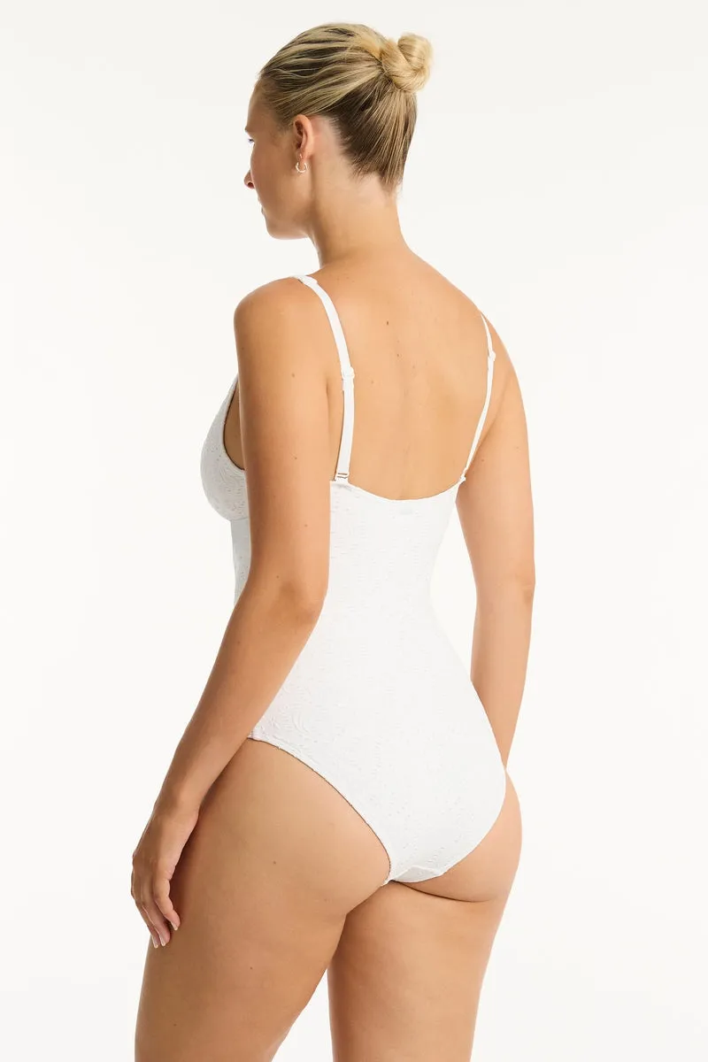 Interlace Cross Front One Piece