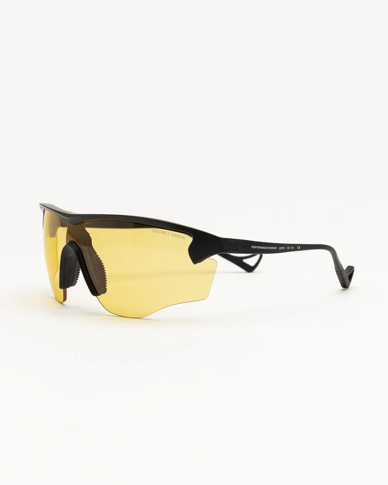 Junya Racer Sunglasses in Black/Yellow