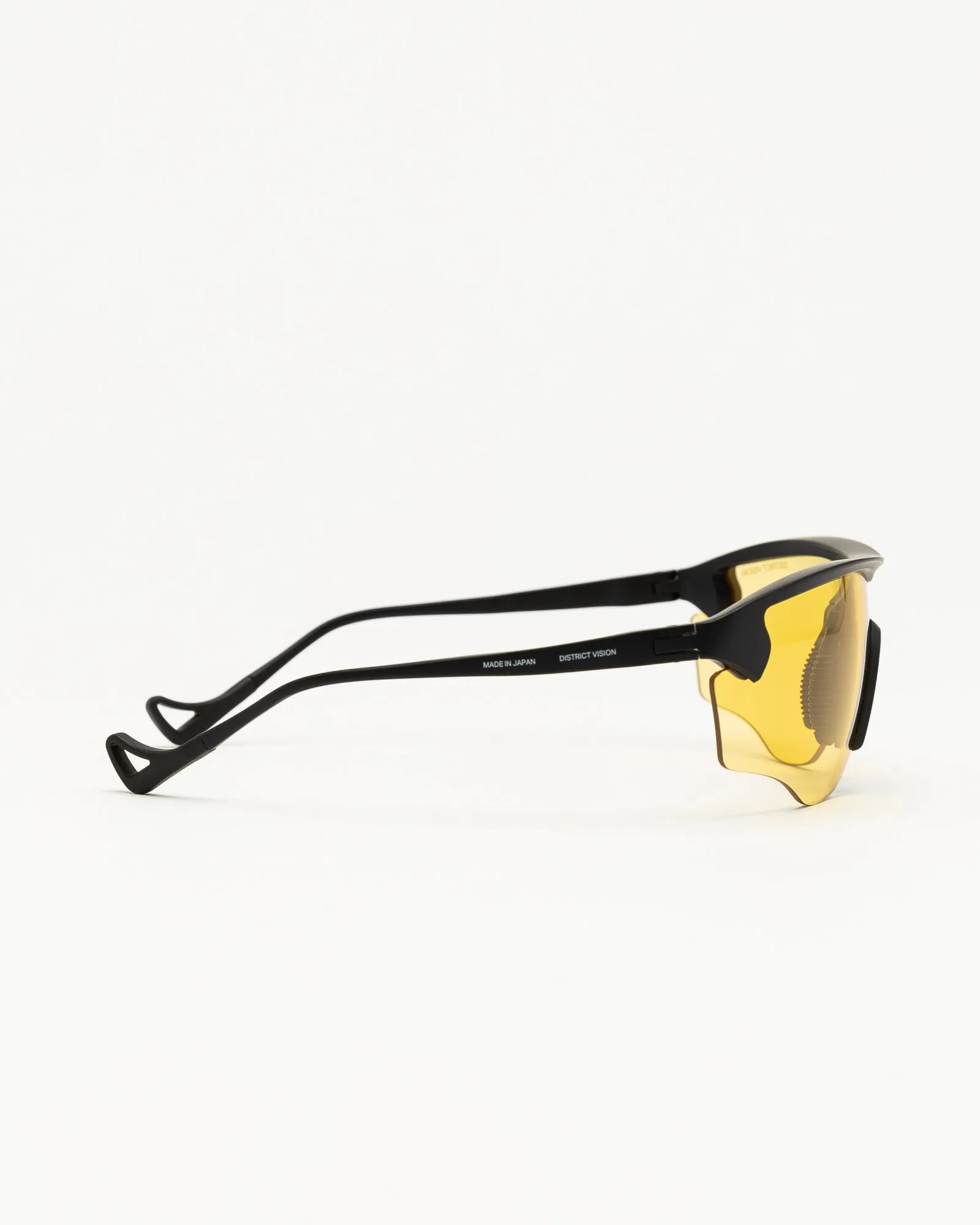 Junya Racer Sunglasses in Black/Yellow