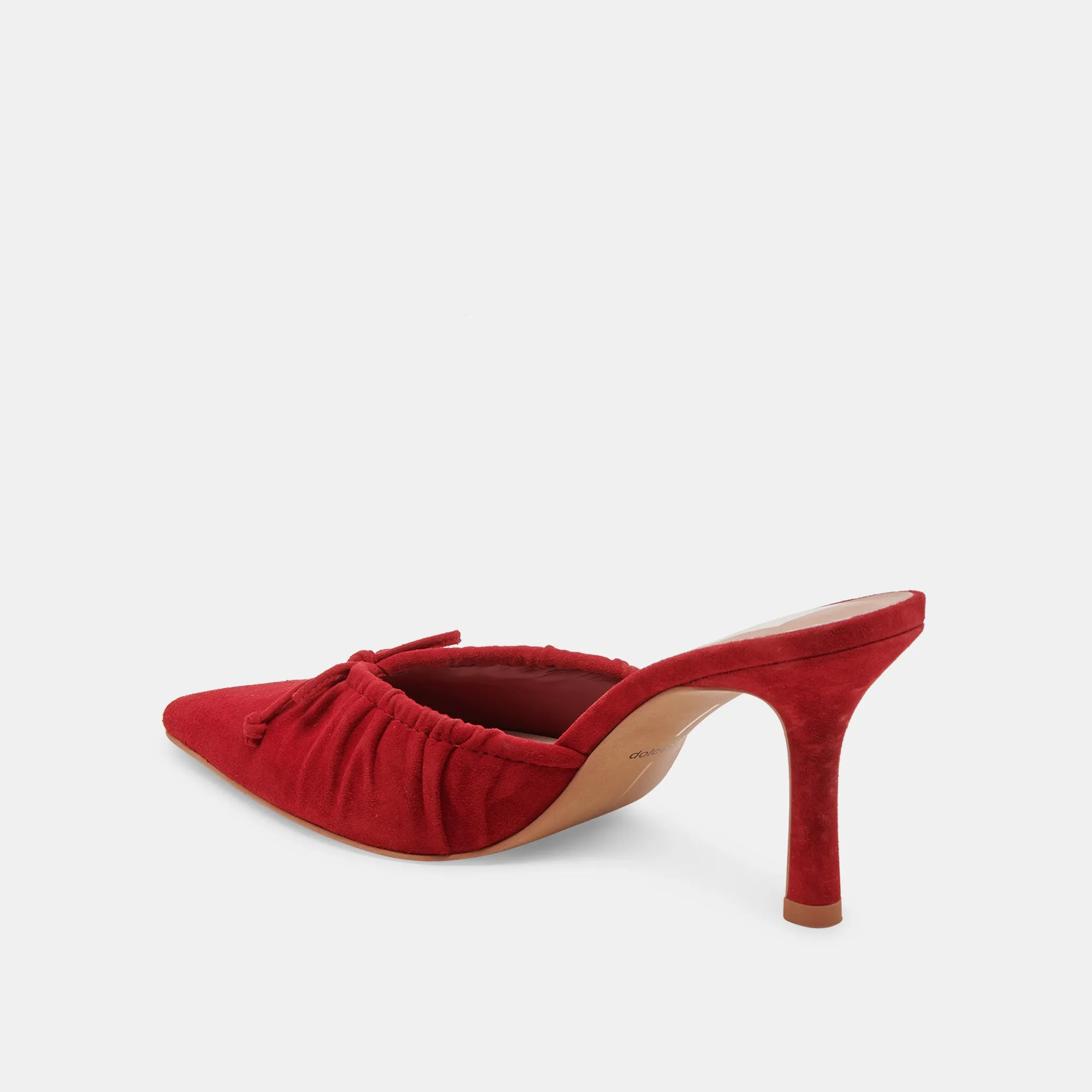 KAIRI HEELS CRIMSON SUEDE