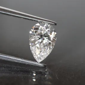 Lab grown diamond | IGI certificate, pear cut 9x6mm*, D color, VVS 2, 1.05 ct