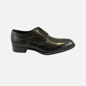 Men’s Black Wingtip Oxfords | Made in Italy