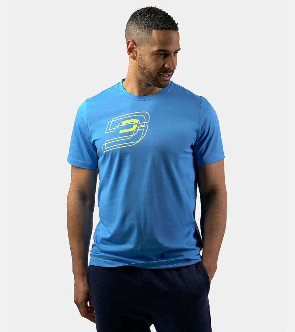 MEN'S EXPLODED T-SHIRT - BLUE