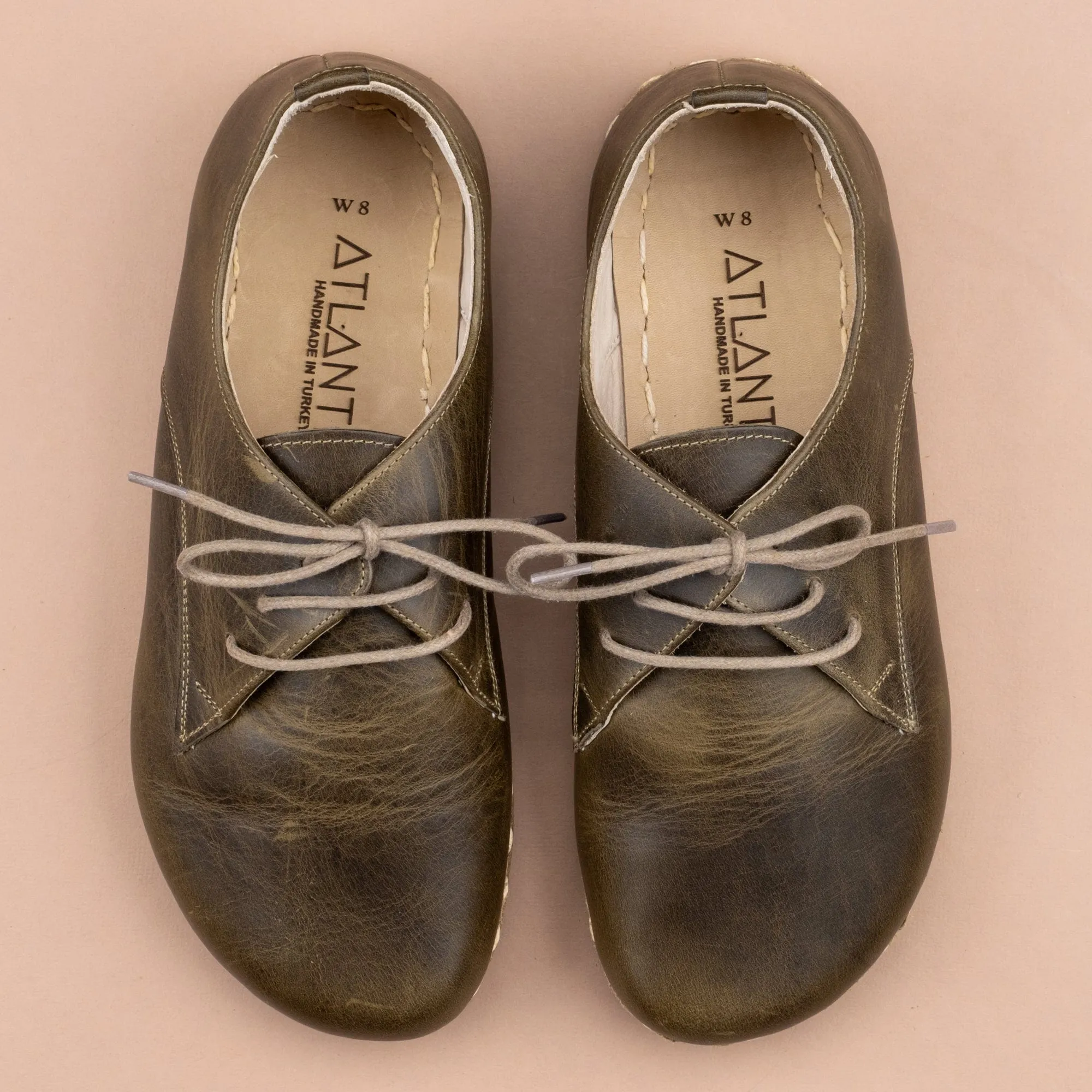 Men's Green Oxfords