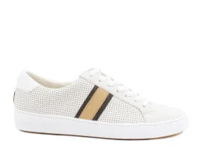 MICHEAL KORS Irving Stripe Lace Up Sneakers Cream 43T0IRFS8L