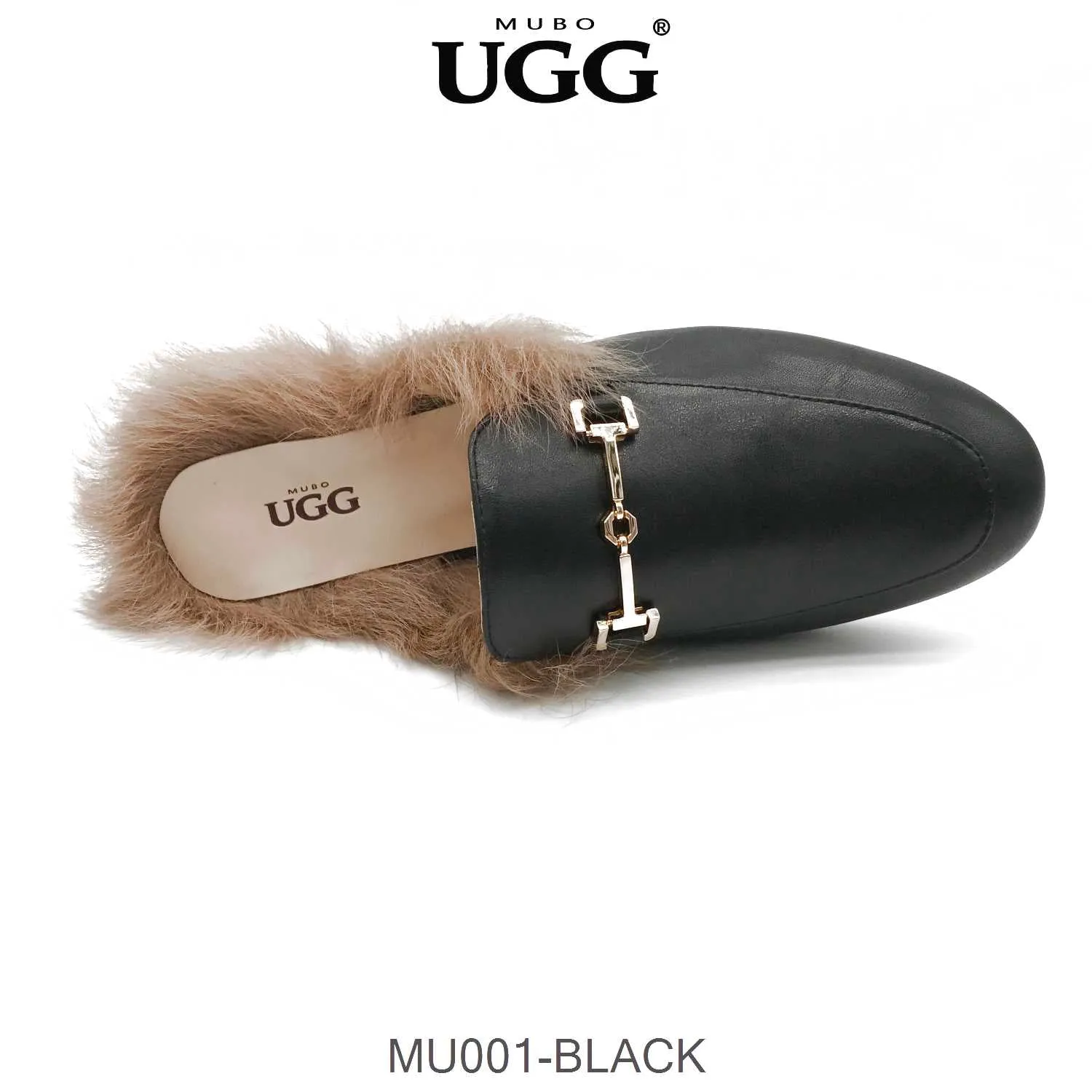 MUBO UGG LUCIA Women Leather Flat Slides