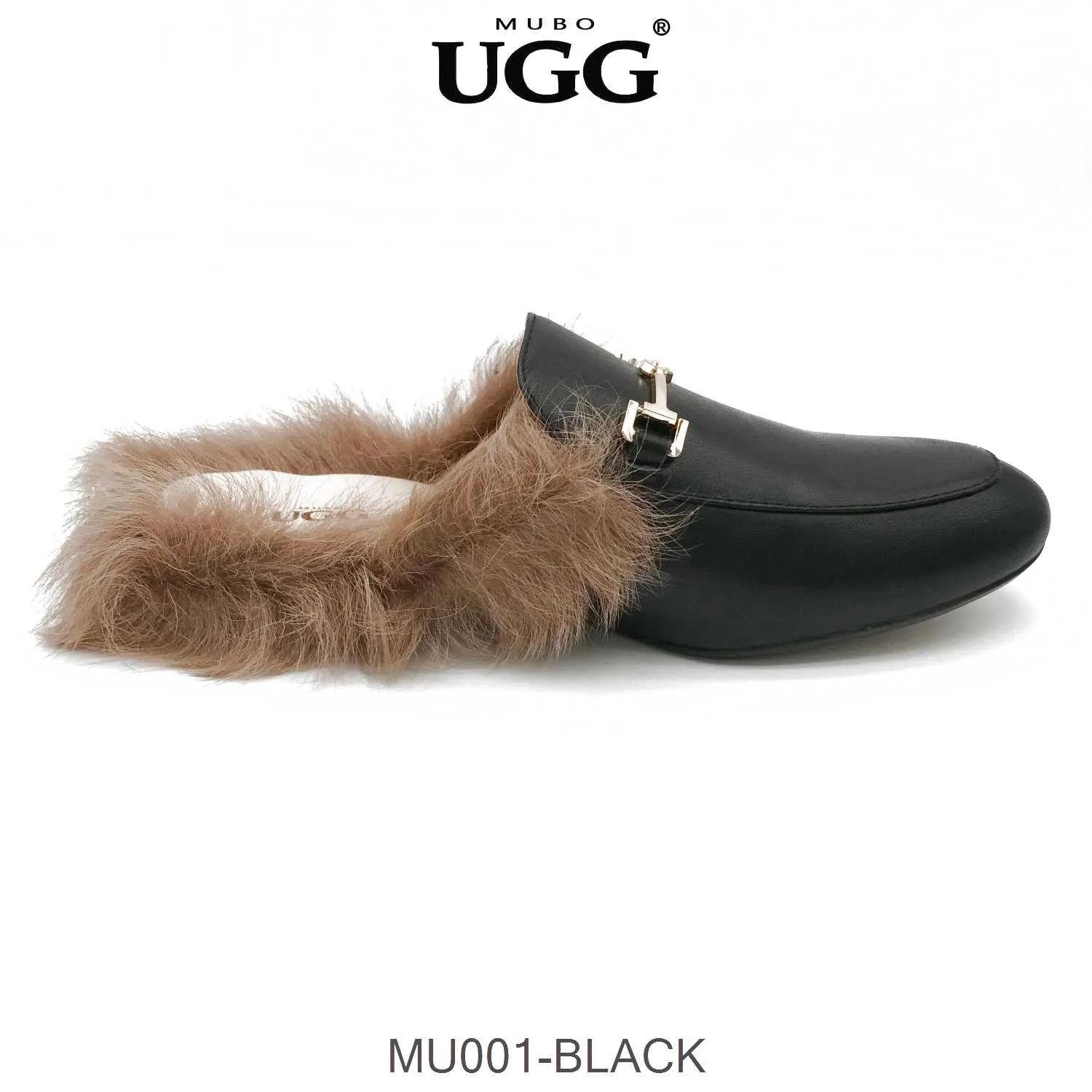 MUBO UGG LUCIA Women Leather Flat Slides