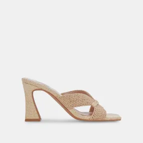 NITRO HEELS LT NATURAL RAFFIA