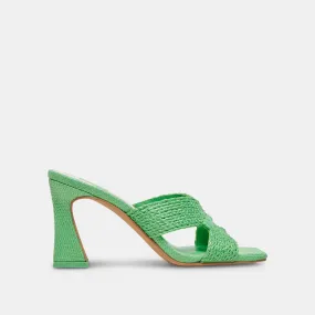 NITRO HEELS SEAGLASS RAFFIA