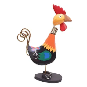 Novica Cool Chick Wood Statuette