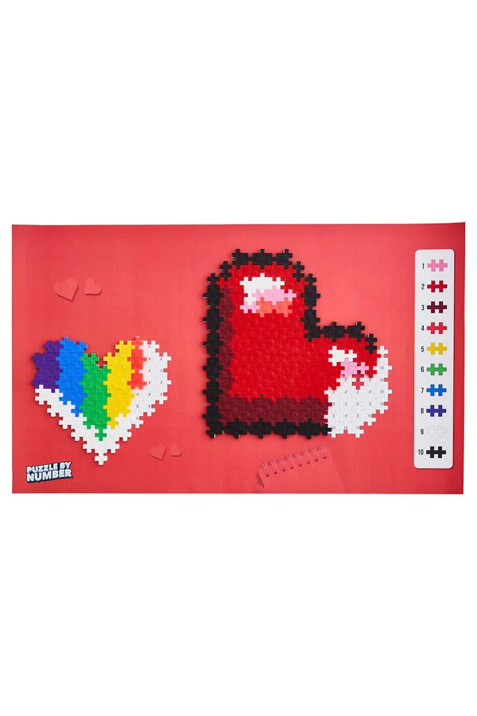 Puzzle By Number - Hearts 250pcs