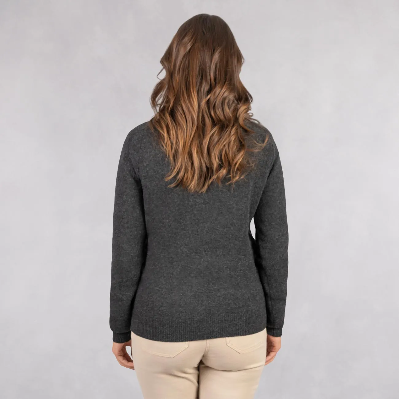 Wool Pullover Round Neck Women