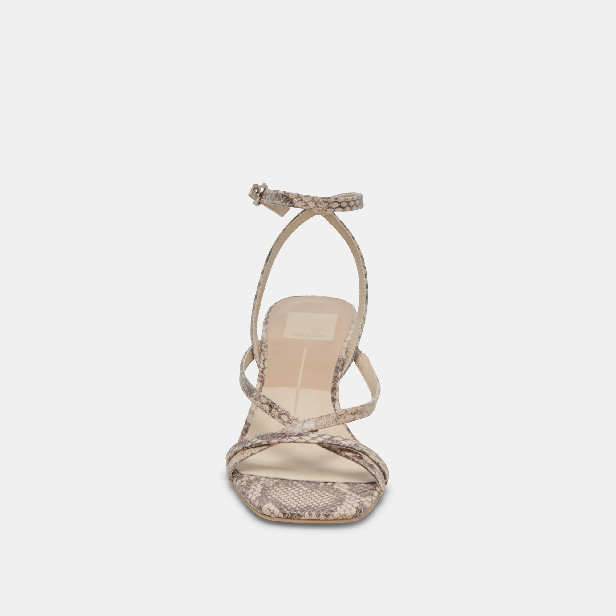 ZAMAL HEELS SAND SNAKE EMBOSSED